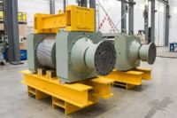 REBUILT 36" LUDMAN COMPACTOR ROLL ASSEMBLIES